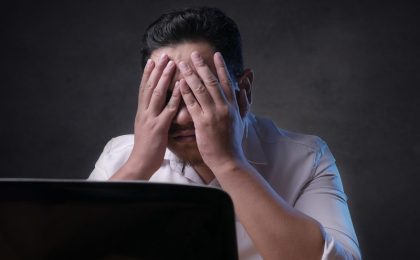 frustrated man